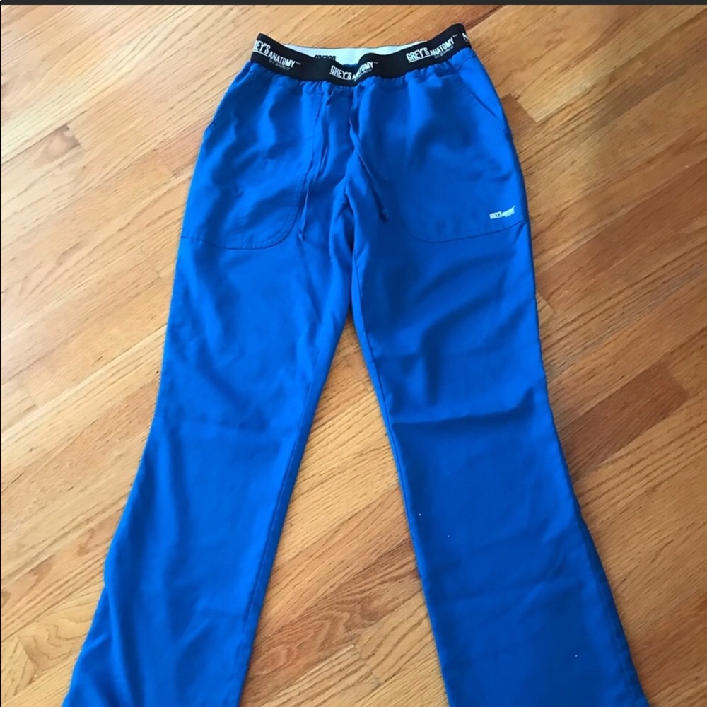 Greys Anatomy galaxy blue scrub pants